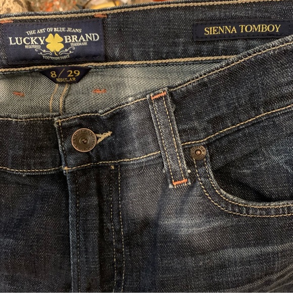 Lucky Brand Sienna Tomboy dark denim jeans - Picture 3 of 9